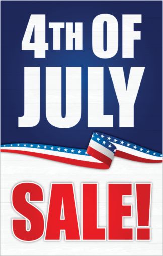 4th of July Sale Poster Frame Insert