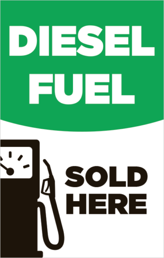 Diesel Fuel Sold Here Poster Frame Insert