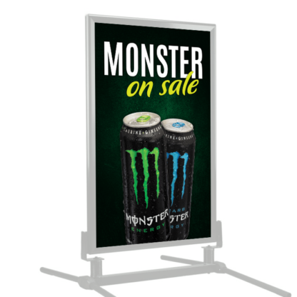 Monster on Sale Curb Side Sign Windmaster Frame