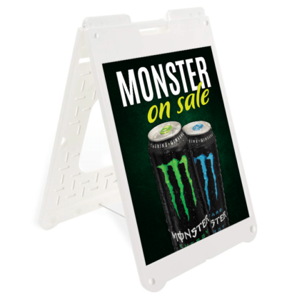 Monster on Sale Simpo Sign A Frame-Sidewalk Sign Frame