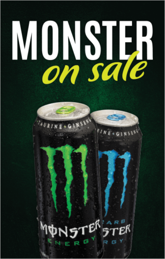 Monster on Sale Poster Frame Insert