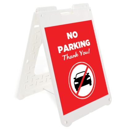 No Parking - Thank You Simpo Sign A Frame-Sidewalk Sign Frame