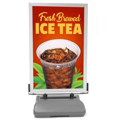 Portable Water Base Sign Frame with Tea Insert