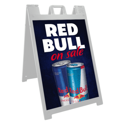 Red Bull on Sale Deluxe Signicade - A Frame Sidewalk Sign Frame