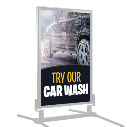 Try our Car Wash Curb Side Sign Windmaster Frame