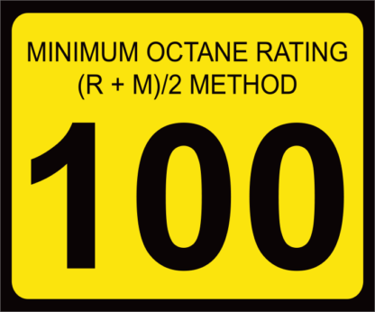Octane Rating Decal | OR-100
