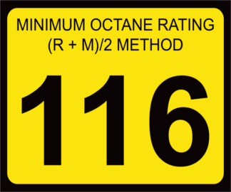 Octane Rating Decal | OR-116