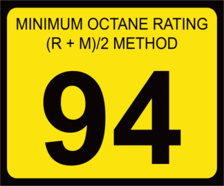 Octane Rating Decal | OR-94